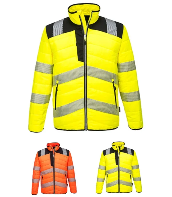PW371 Portwest PW3 Hi Vis Baffle Jacket